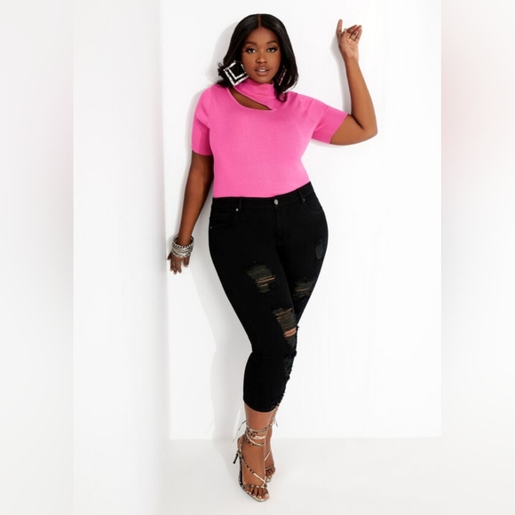 Ashley Stewart Tops - Ashley Stewart- The Nina Bodysuit (Curvy Girl Line)